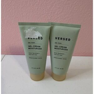x2 - Versed Dew Point Gel-Cream Moisturizer 2 fl oz Green Tea Aloe Leaf Juice